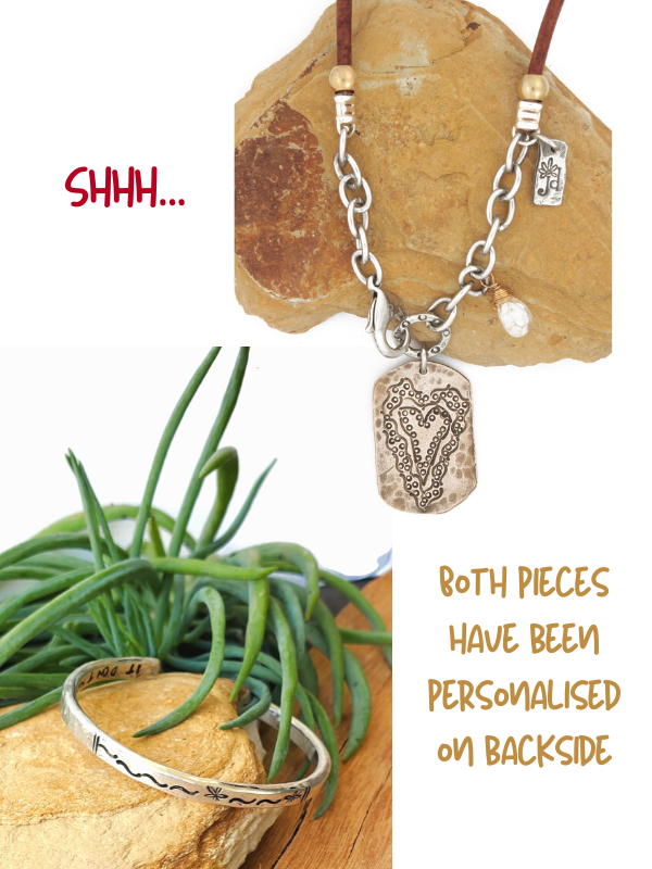 handcrafted & personalised necklace and bracelet